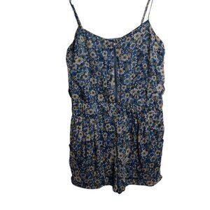 #740 Forever 21 Women's Size Medium Floral Print Romper